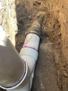 Sewer line repairs